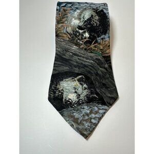 Endangered SpeciesGrizzly Bears Men's Tie 100% Silk 58"